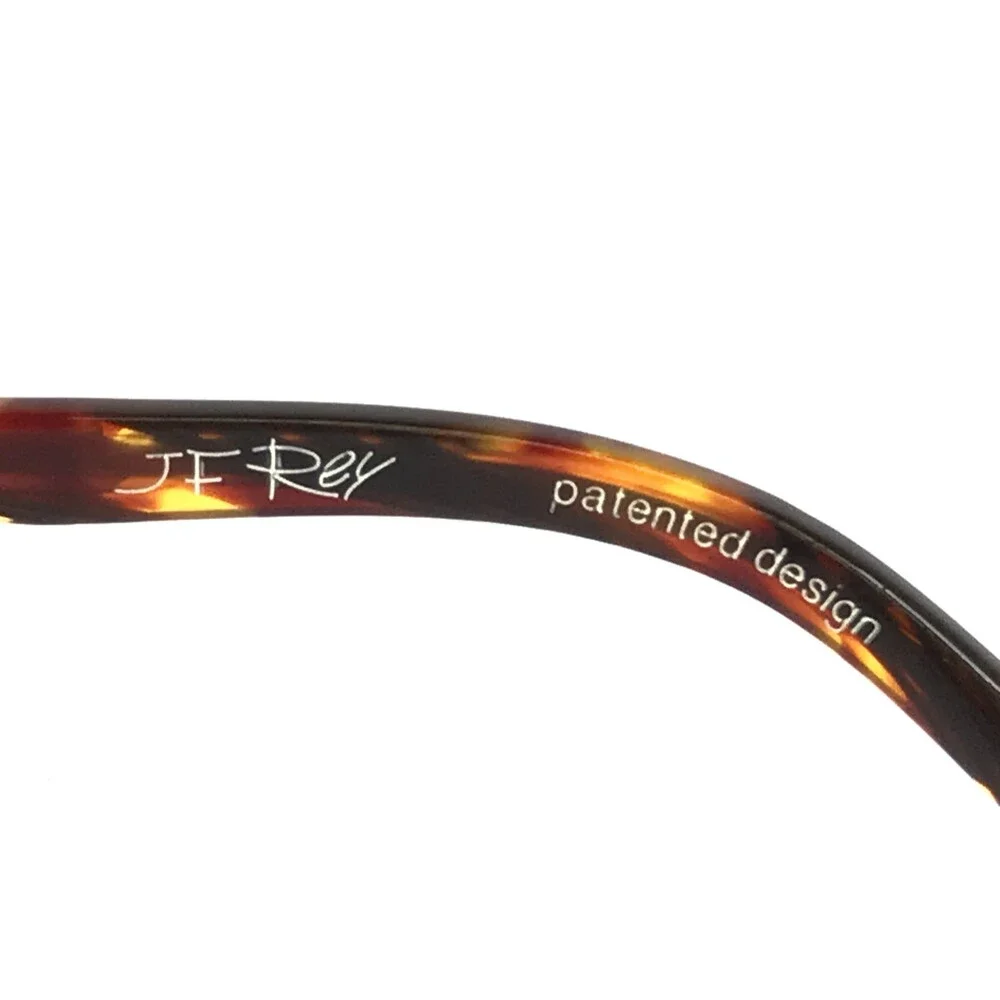 J.F. Rey Eyeglasses Frames JF2601 4530 Khaki Red Olive Green Textured 55-18-130